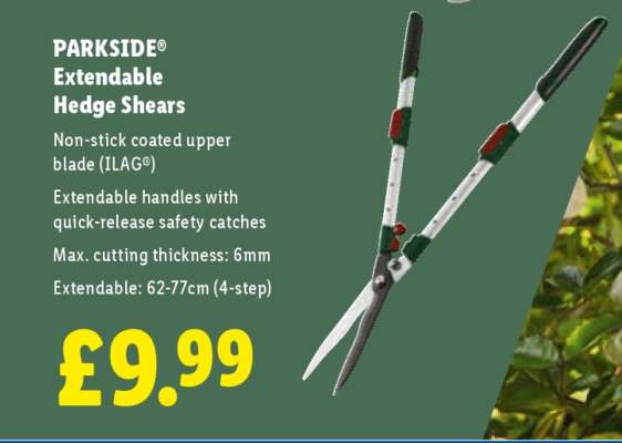 PARKSIDE Extendable Hedge Shears