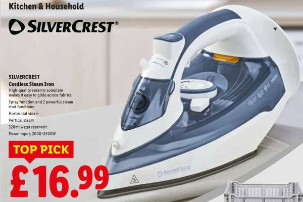 SILVERCREST Cordless Steam Iron