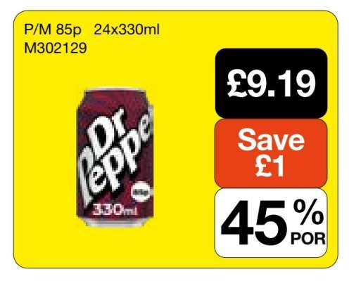 Dr Pepper 24x330ml