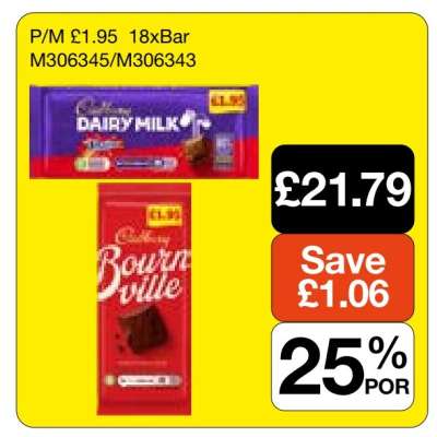 Cadbury Dairy Milk/Bournville