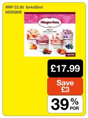 Häagen-Dazs Fruit Collection