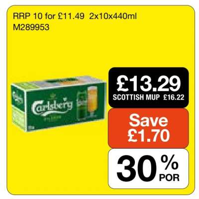 Carlsberg 2x10x440ml
