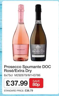 Prosecco Spumante DOC Rosé/Extra Dry