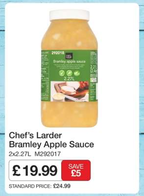 Chef’s Larder Bramley Apple Sauce