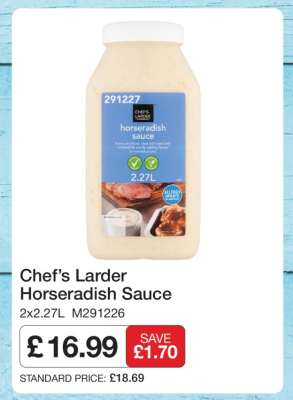 Chef’s Larder Horseradish Sauce