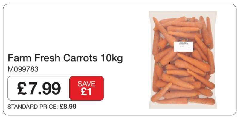 Farm Fresh Carrots 10kg