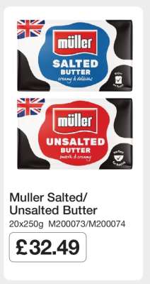 Muller Salted/Unsalted Butter