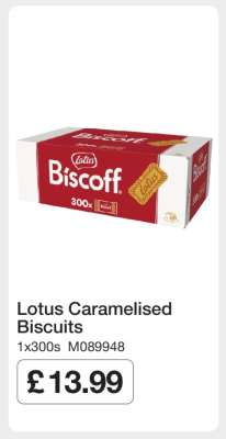 Lotus Caramelised Biscuits