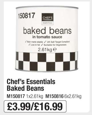 Chef’s Essentials Baked Beans