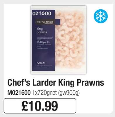 Chef’s Larder King Prawns
