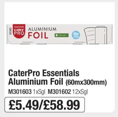 CaterPro Essentials Aluminium Foil