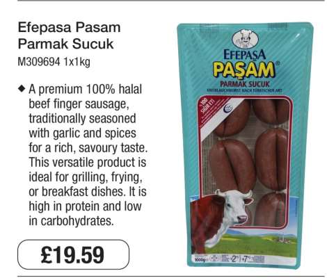 Efepasa Pasam Parmak Sucuk