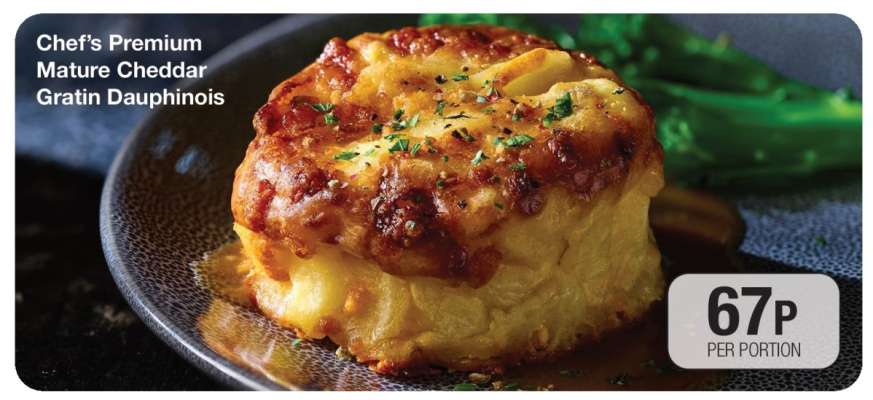 Chef’s Premium Mature Cheddar Gratin Dauphinois
