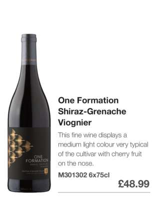 One Formation Shiraz, Grenache, Viognier