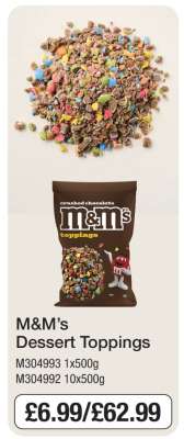 M&M's Dessert Toppings
