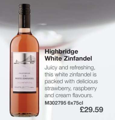 Highbridge White Zinfandel