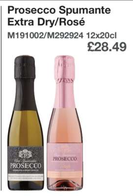 Prosecco Spumante Extra Dry/Rosé