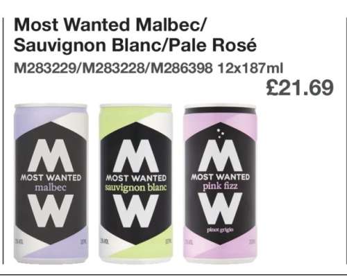Most Wanted Malbec/Sauvignon Blanc/Pale Rosé