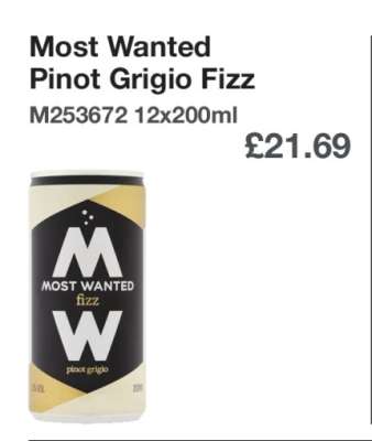 Most Wanted Pinot Grigio Fizz