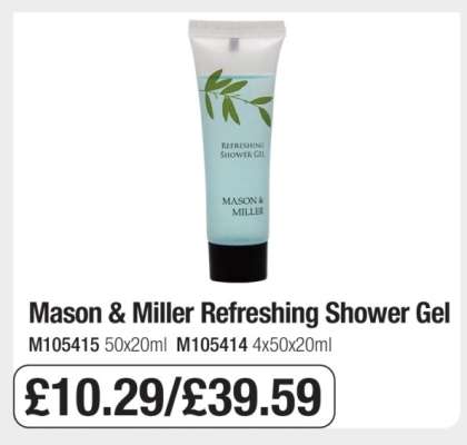 Mason & Miller Refreshing Shower Gel