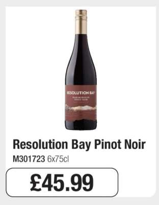 Resolution Bay Pinot Noir