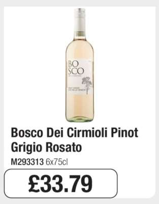 Bosco Dei Cirmioli Pinot Grigio Rosato