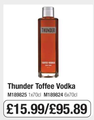 Thunder Toffee Vodka