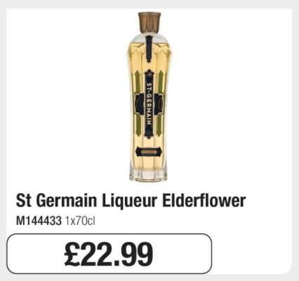 St Germain Liqueur Elderflower