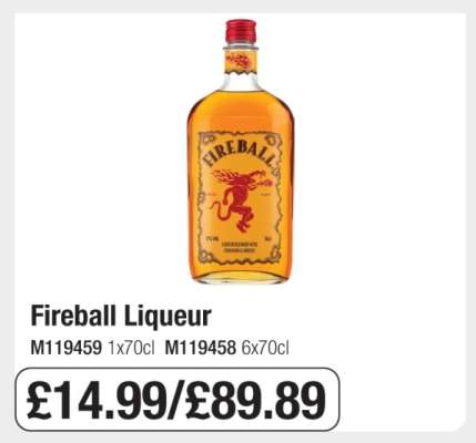 Fireball Liqueur