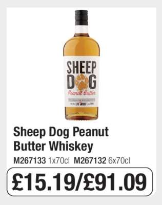 Sheep Dog Peanut Butter Whiskey