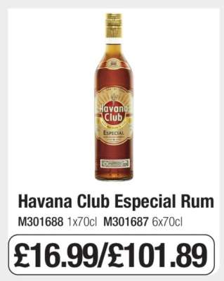 Havana Club Especial Rum