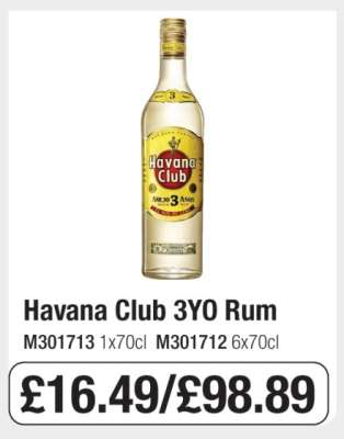 Havana Club 3YO Rum