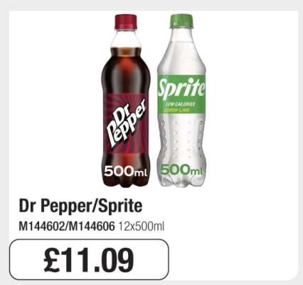 Dr Pepper/Sprite