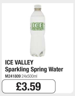 Ice Valley Sparkling Spring Water