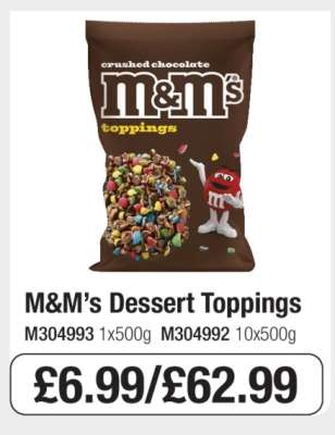 M&M's Dessert Toppings