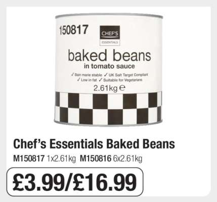 Chef’s Essentials Baked Beans