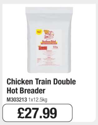Chicken Train Double Hot Breader