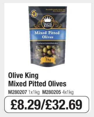 Olive King Mixed Pitted Olives