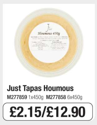 Just Tapas Houmous