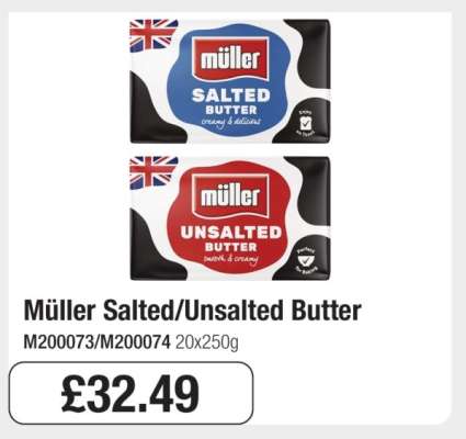 Muller Salted/Unsalted Butter