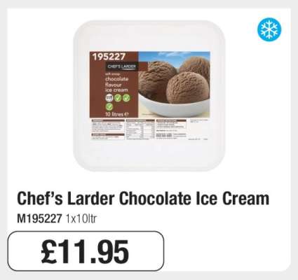 Chef’s Larder Chocolate Ice Cream