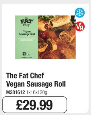The Fat Chef Vegan Sausage Roll