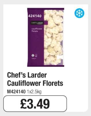 Chef’s Larder Cauliflower Florets