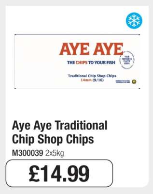 Aye Aye Traditional Chip Shop Chips