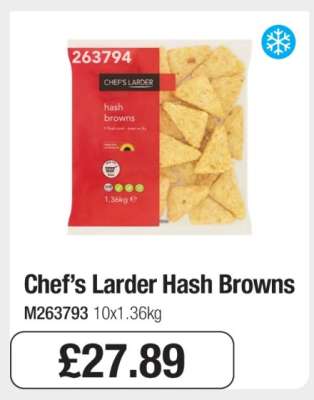 Chef’s Larder Hash Browns