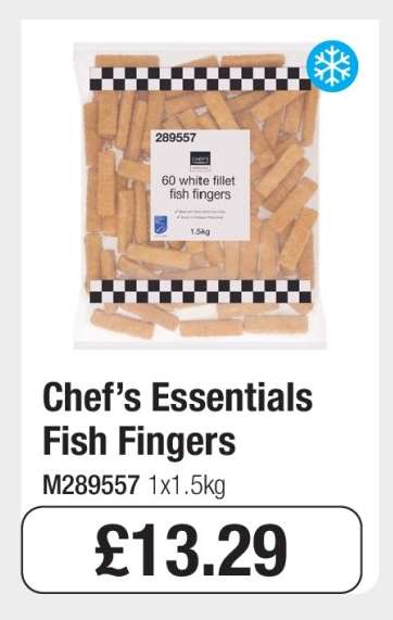 Chef’s Essentials Fish Fingers