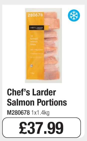 Chef's Larder Salmon Portions