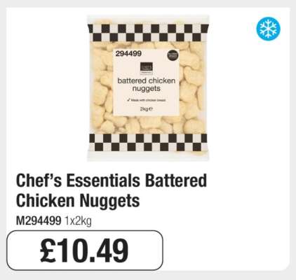 Chef’s Essentials Battered Chicken Nuggets