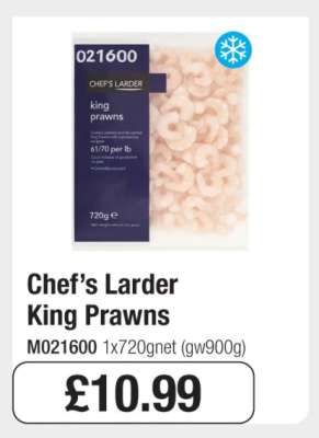 Chef’s Larder King Prawns