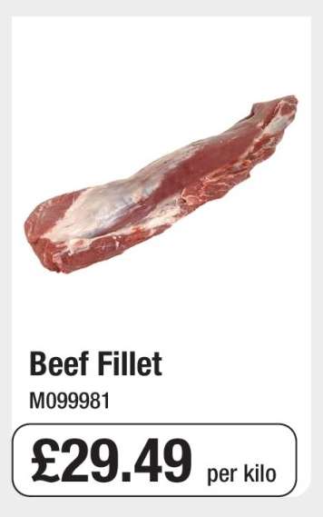 Beef Fillet